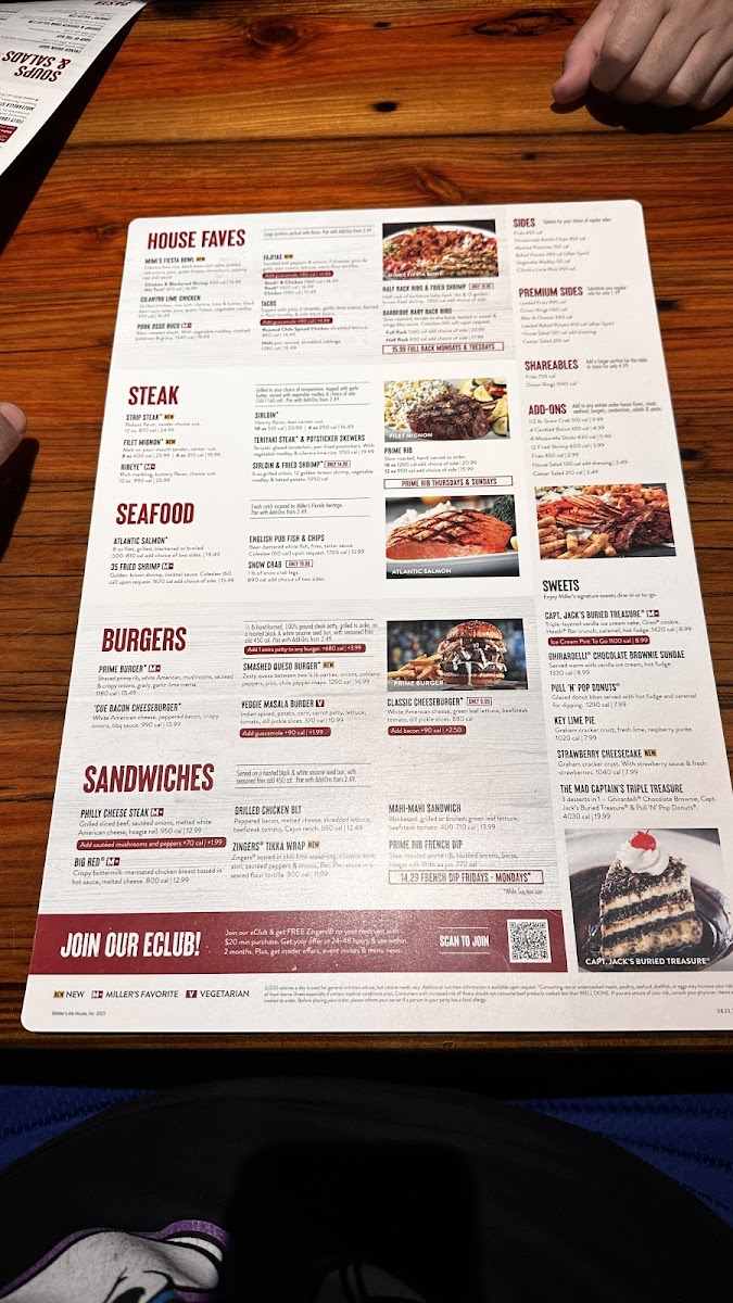 Miller's Ale House Menu-10
